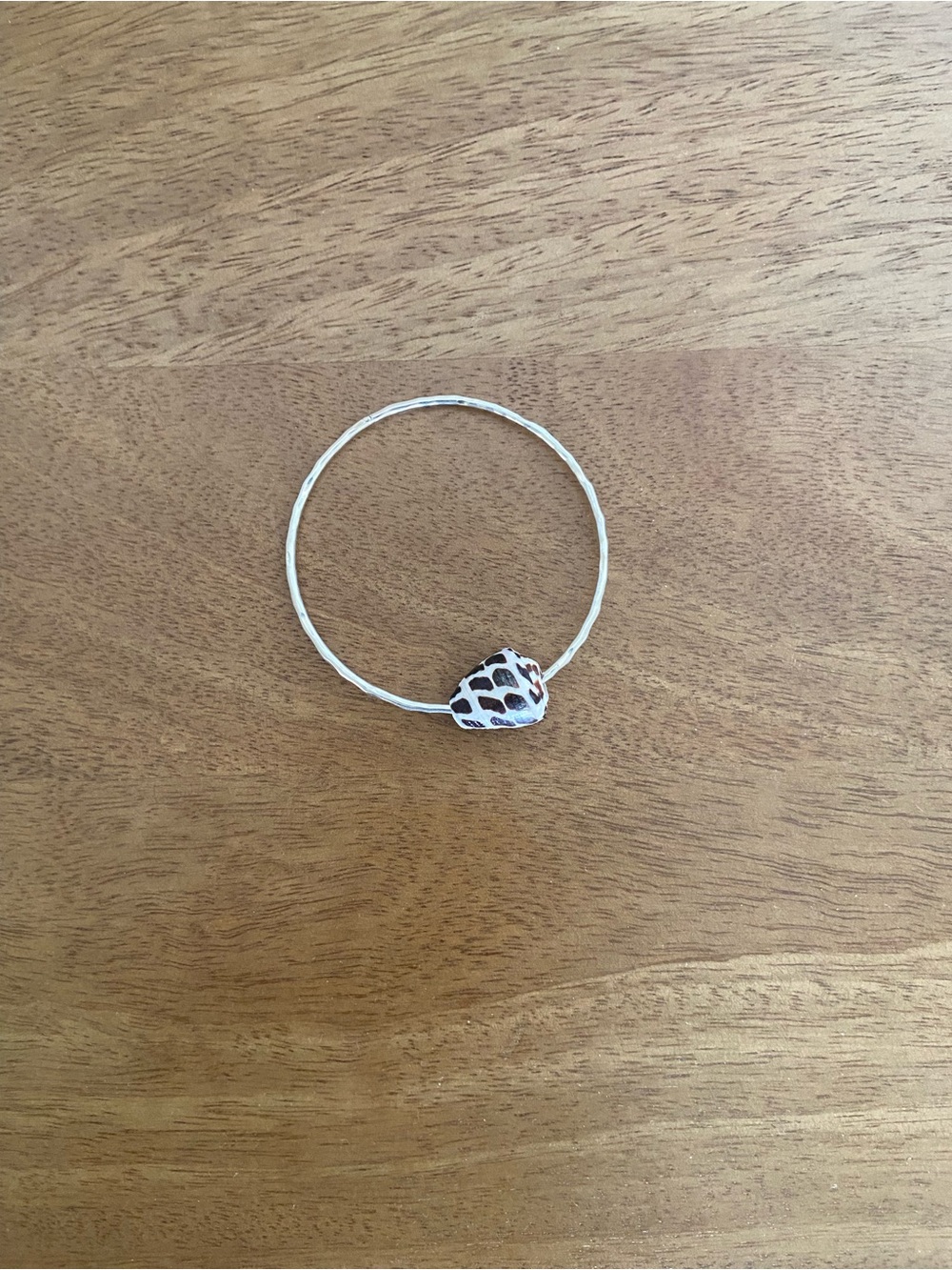 Misha Hawaii Sterling Silver Bangle Set with Tahitian Pearl - 7 Inch - Picture 4 of 5